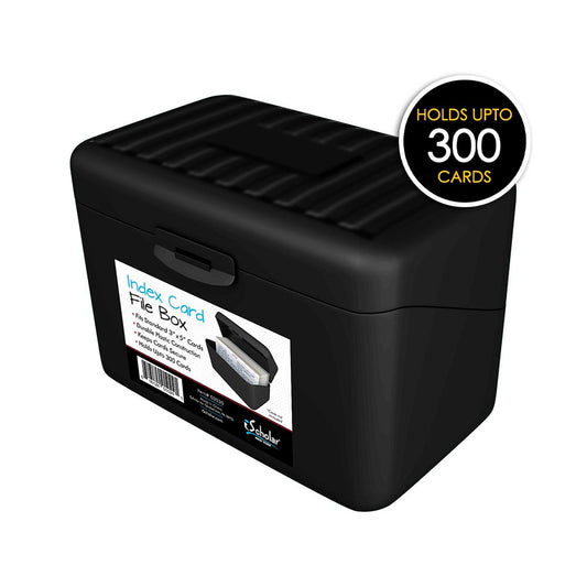 Index Card File Box For 3x5in Cards 03535