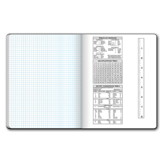 Marble Composition Notebook 5 sq/in 9.75 x 7.5in 100 Sheets 11100