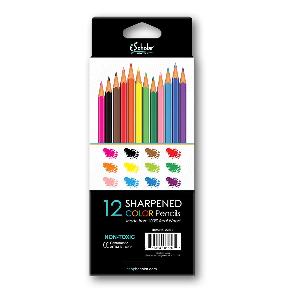 12 Pack #2 Color Pencils 22212