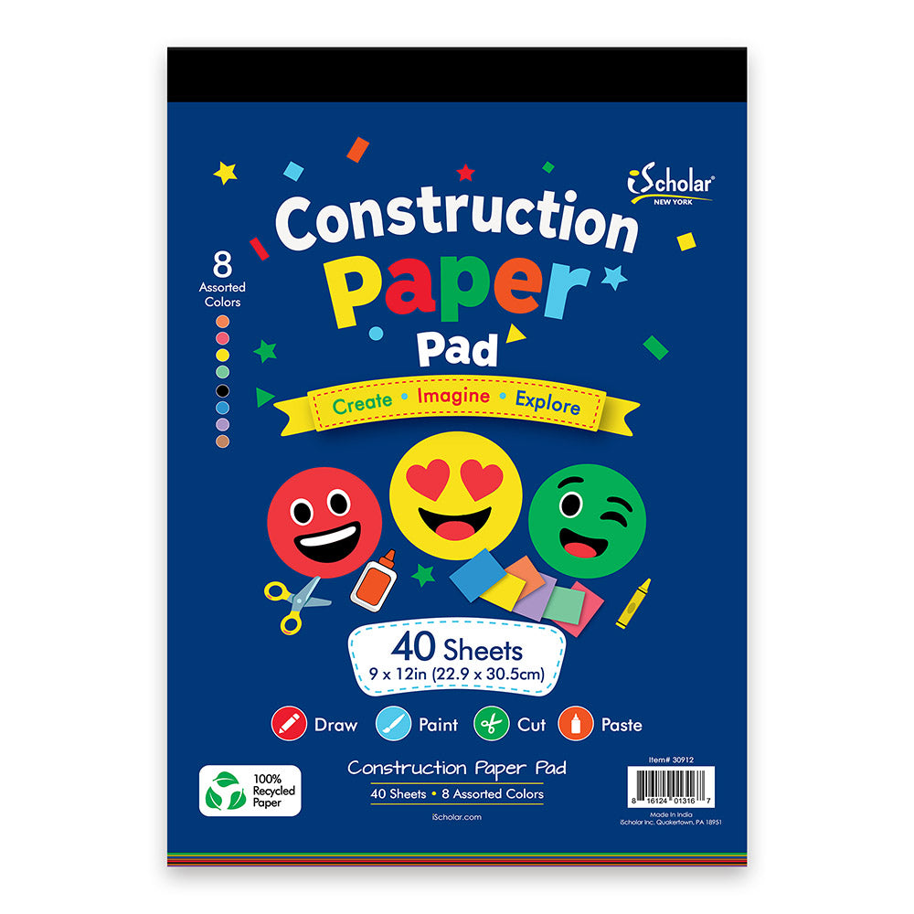 Construction Tablet 9" x 12" 40 Count 30912