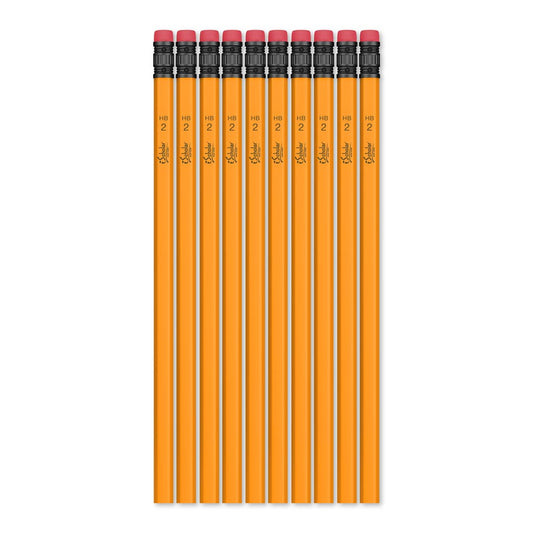 10 Pack #2 Yellow Pencils 33310