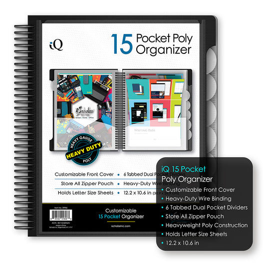 iQ 15 Pocket Poly Organizer 39906