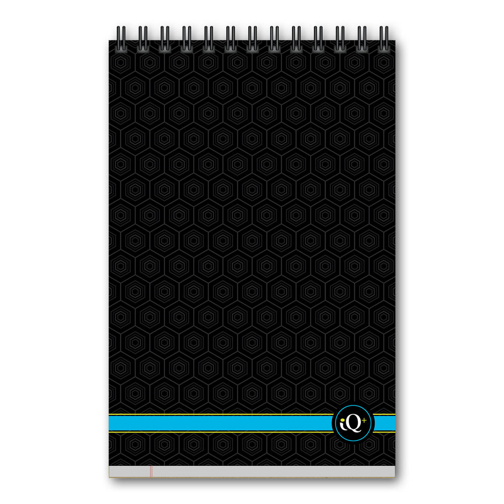 iQ+ Premium Writing Pad White Double Wire 6 x 9in 140 Sheets 69200