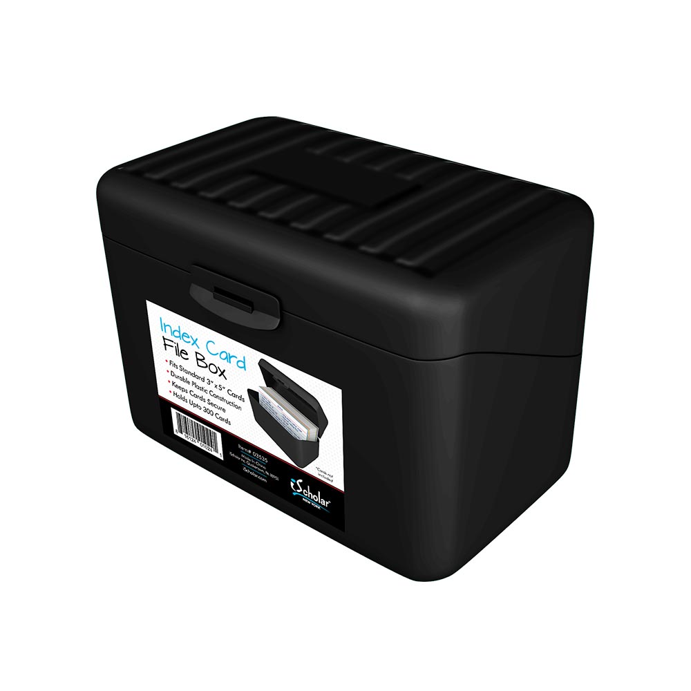 Index Card File Box For 3x5in Cards 03535