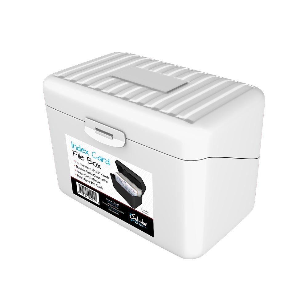 Index Card File Box For 3x5in Cards 03535
