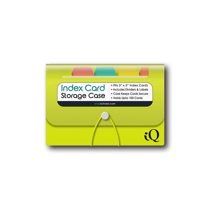 iQ Index Card Poly Case For 3 x 5in Cards 03566