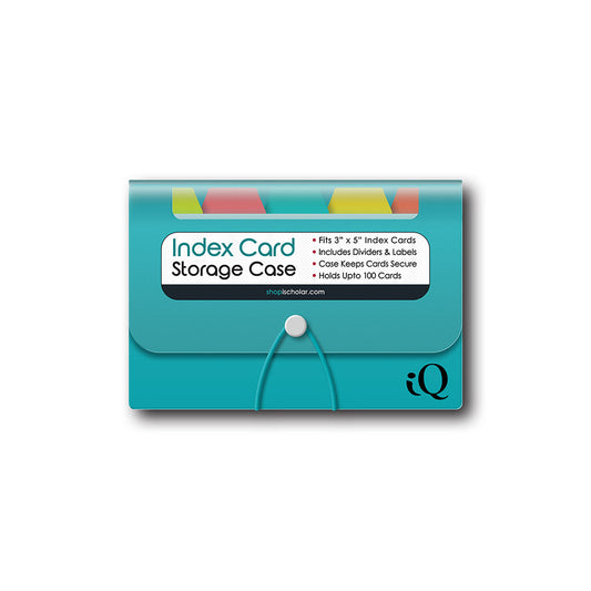 iQ Index Card Poly Case For 3 x 5in Cards 03566