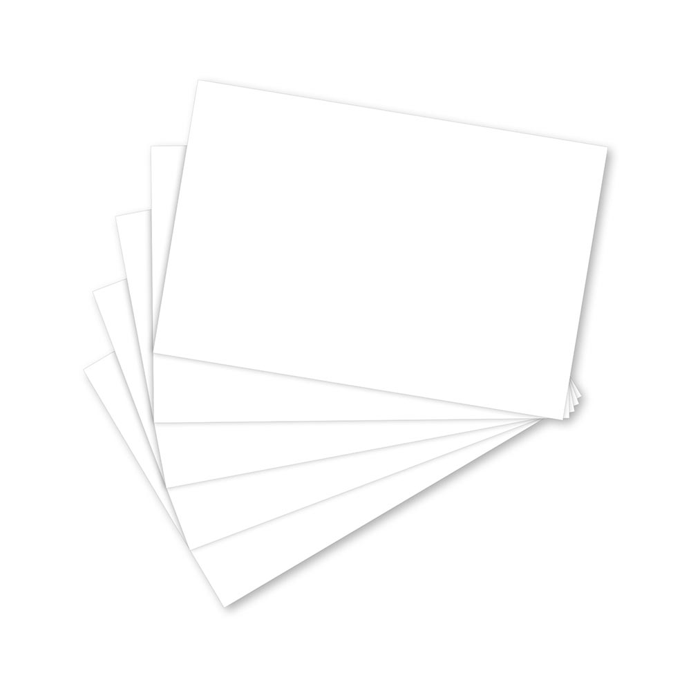 White Index Cards Unruled 4 x 6in 100 Count 04602