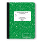 Penmanship Cursive Flex Cover Notebook Green 1st Grade 9.75 x 7.5in 50 Sheets 10018