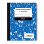 Penmanship Cursive Notebook Blue 3rd Grade 9.75 x 7.5in 80 Sheets 10030