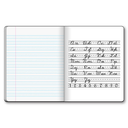 Penmanship Cursive Notebook Blue 3rd Grade 9.75 x 7.5in 80 Sheets 10030