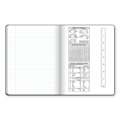 5 Subject Marble Composition Notebook Wide Ruled 9.75 x 7.5in 160 Sheets 10115