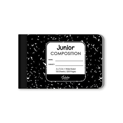 Junior Composition Notebook Wide Ruled 5 x 7.5in 100 Sheets 10570