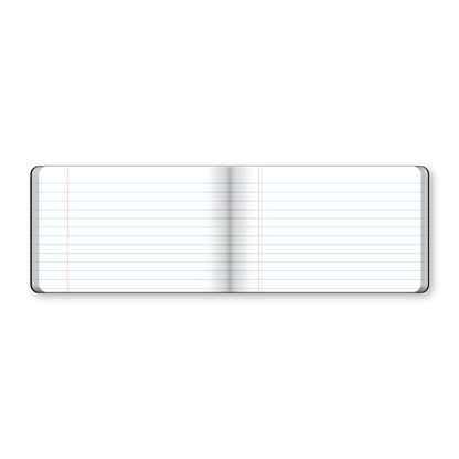 Junior Composition Notebook Wide Ruled 5 x 7.5in 100 Sheets 10570