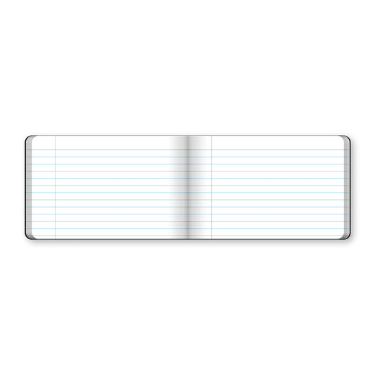 Junior Composition Notebook Wide Ruled 5 x 7.5in 100 Sheets 10570