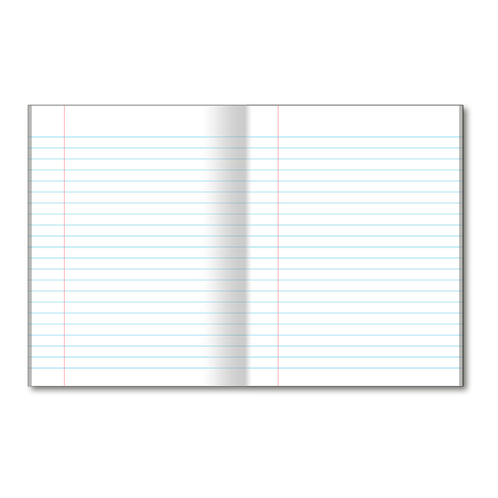 1 Subject Coil-less Notebook Wide Ruled 10.5 x 8.5in 80 Sheets 10581