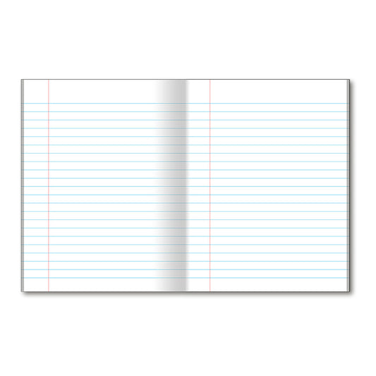 1 Subject Coil-less Notebook Wide Ruled 10.5 x 8.5in 80 Sheets 10581