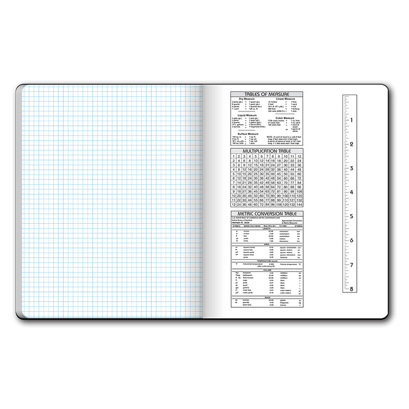 Marble Composition Notebook 5 sq/in 9.75 x 7.5in 100 Sheets 11100