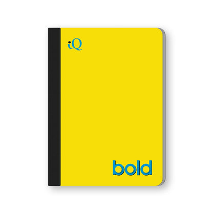 iQ BOLD Mini Composition Notebook Narrow Ruleec4.5 x 3.25in 80 Sheets 13110