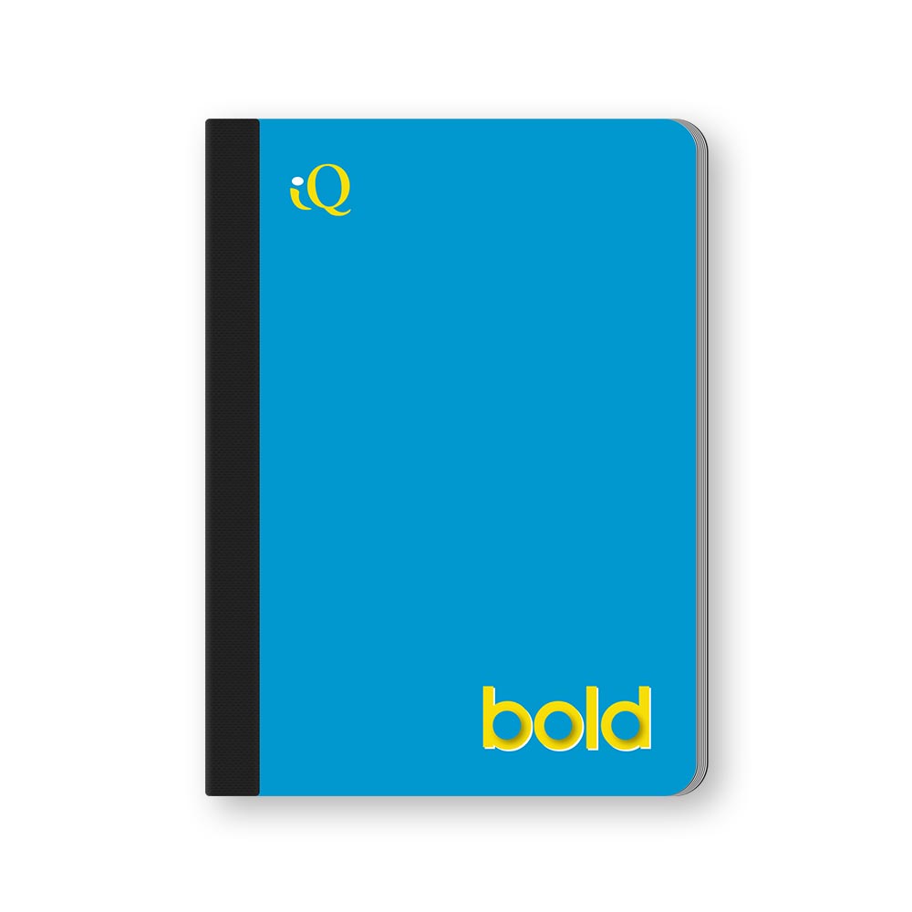 iQ BOLD Mini Composition Notebook Narrow Ruleec4.5 x 3.25in 80 Sheets 13110