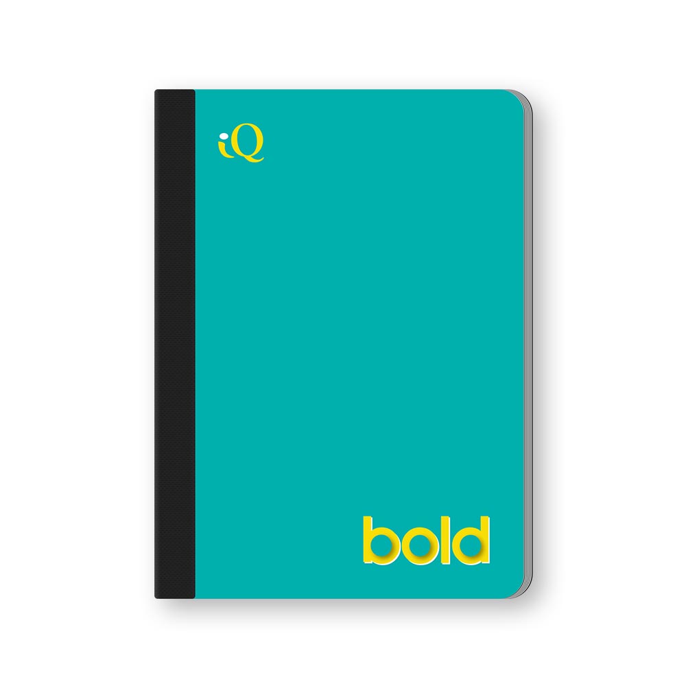 iQ BOLD Mini Composition Notebook Narrow Ruleec4.5 x 3.25in 80 Sheets 13110