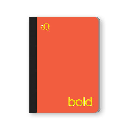 iQ BOLD Mini Composition Notebook Narrow Ruleec4.5 x 3.25in 80 Sheets 13110
