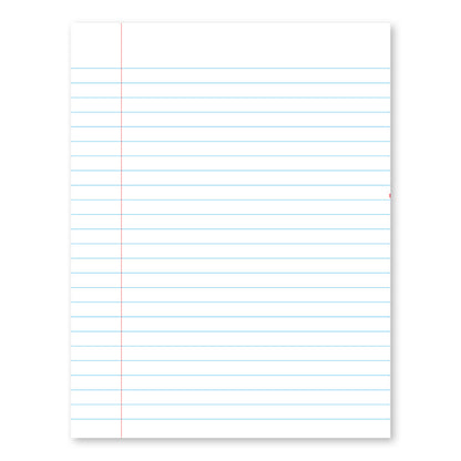 Blue Denim Notebook Wide Ruled 9.75 x 7.5in 100 Sheets 15200