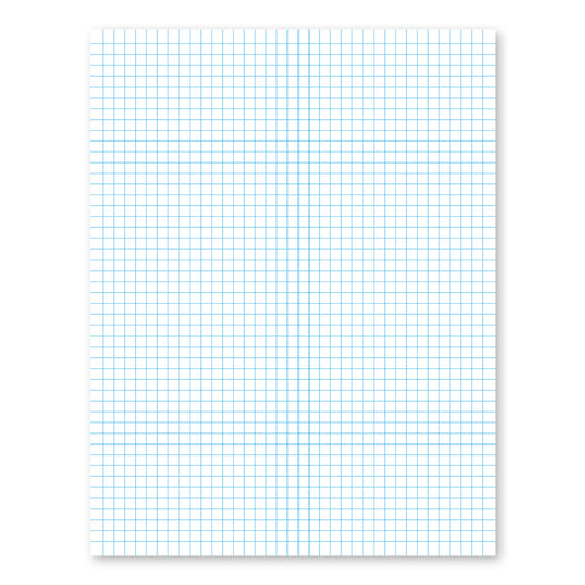 Blue Denim Notebook 5" X 5" Graph Ruled 9.75 x 7.5in 100 Sheets 15212