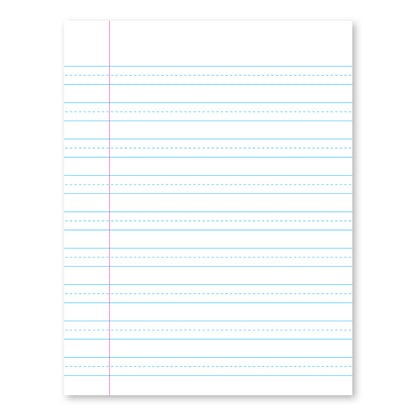 Blue Denim Penmanship Notebook 2nd Grade 9.75 x 7.5in 80 Sheets 17002