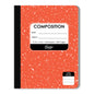Orange Composition Notebook Wide Ruled 9.75 x 7.5in 100 Sheets 18100-OR