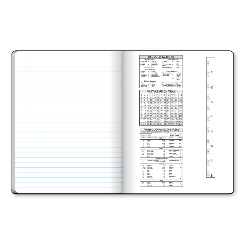 Asst. Color Composition Notebook Wide Ruled 9.75 x 7.5in 100 Sheets 18100