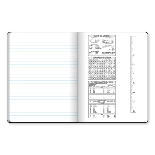 Asst. Color Composition Notebook Wide Ruled 9.75 x 7.5in 100 Sheets 18100