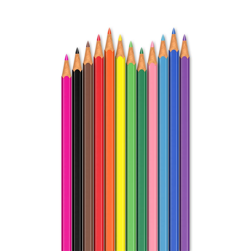 12 Pack #2 Color Pencils 22212