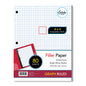 Filler Paper 4 x 4 Graph Ruled 10.5 x 8in 80 Sheets 24844