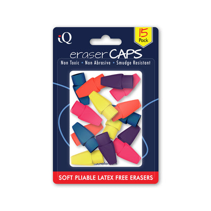 15 Pack iQ Eraser Caps 28815