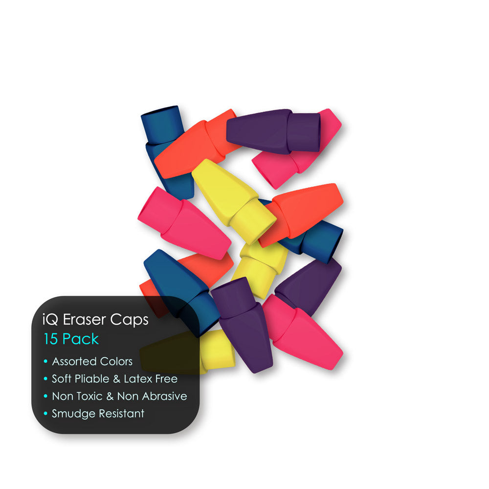 15 Pack iQ Eraser Caps 28815
