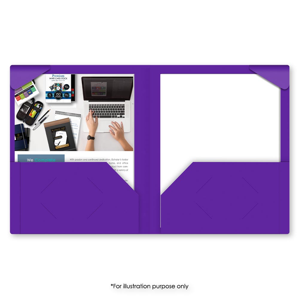 Twin Pocket Poly Portfolio No Hole Punch 30402