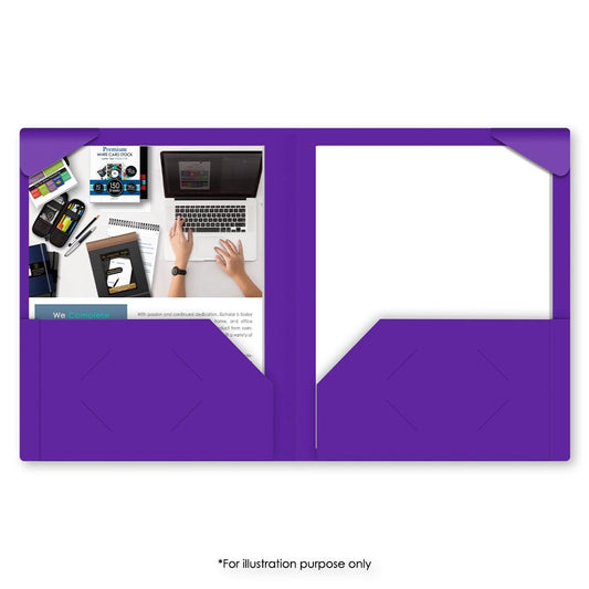 Twin Pocket Poly Portfolio No Hole Punch 30402