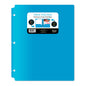 Neon Twin Pocket Poly Portfolio With Hole Punch 30404