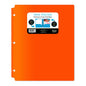Neon Twin Pocket Poly Portfolio With Hole Punch 30404