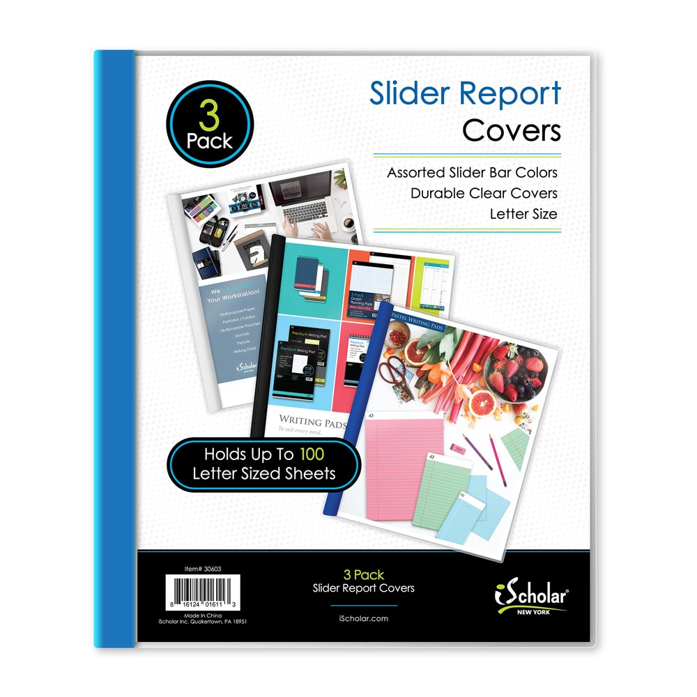 3 Pack Slider Report Covers 30603