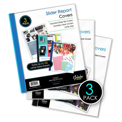 3 Pack Slider Report Covers 30603