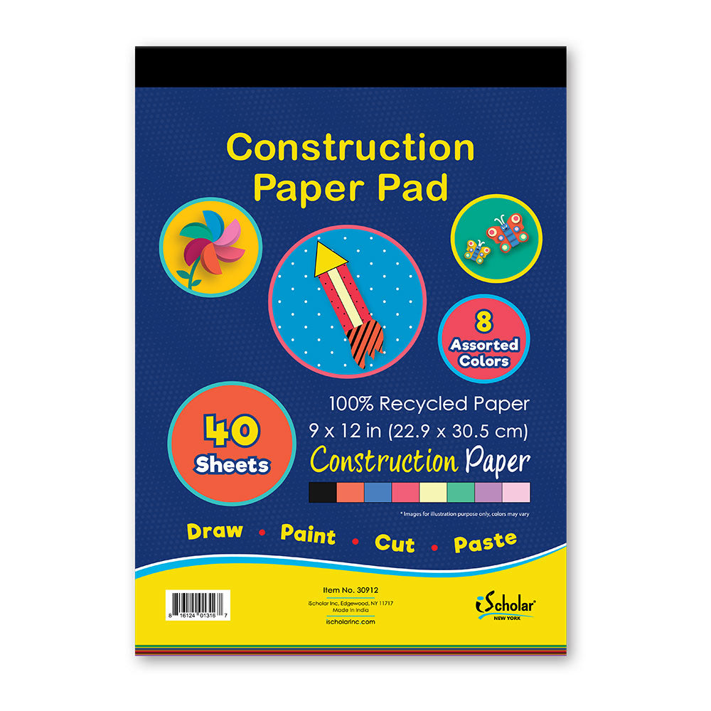 Construction Tablet 9" x 12" 40 Count 30912