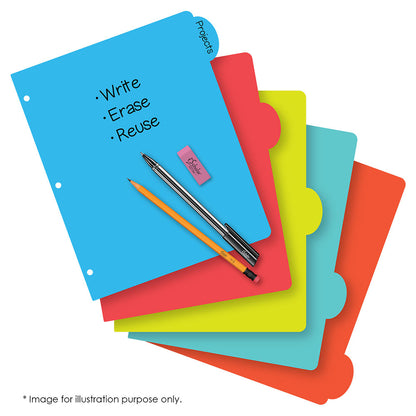 iQ 5 Tab Poly Index Dividers 31205