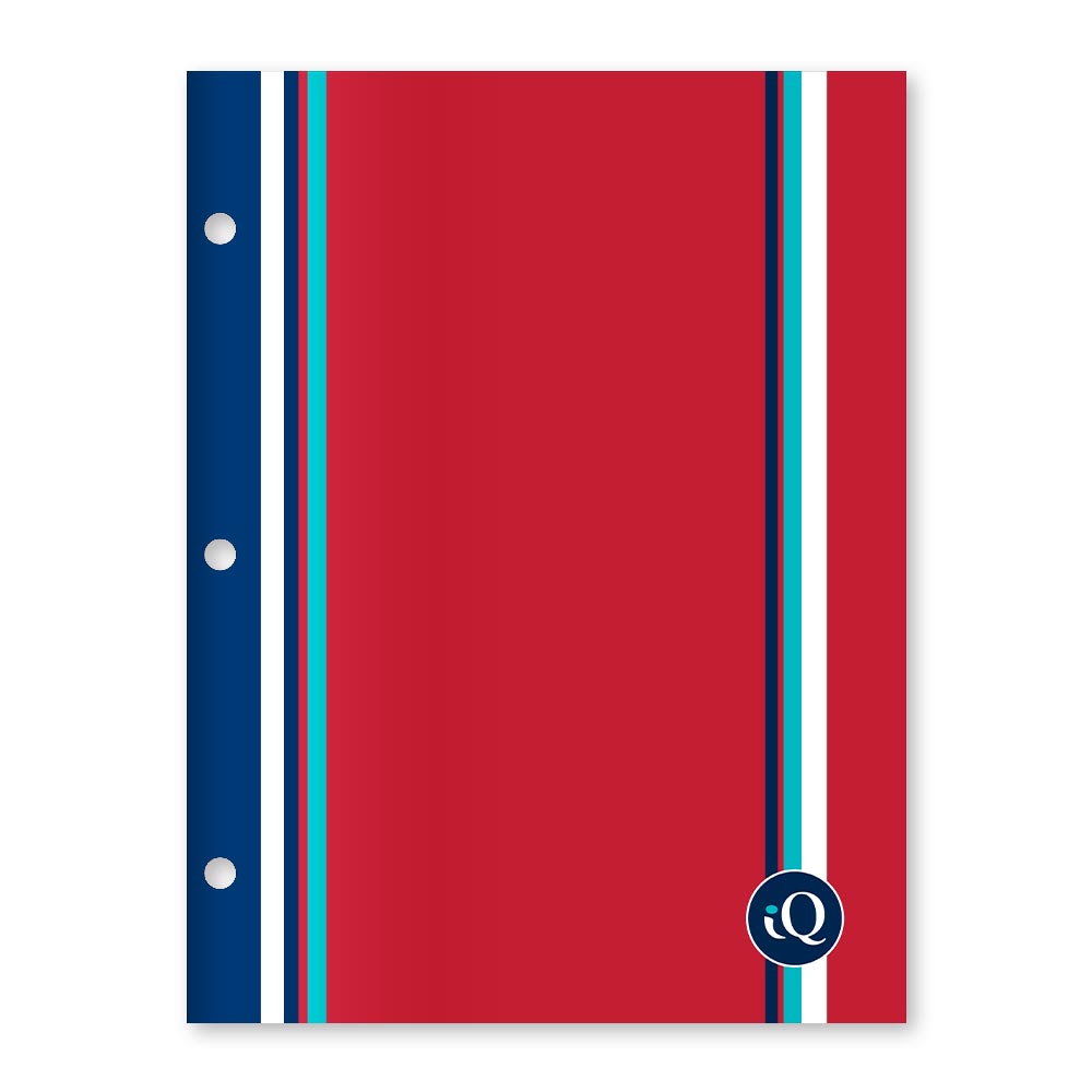 Four Pocket Laminated Heavy Duty Paper Portfolio 31210