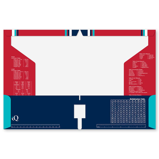 Four Pocket Laminated Heavy Duty Paper Portfolio 31210