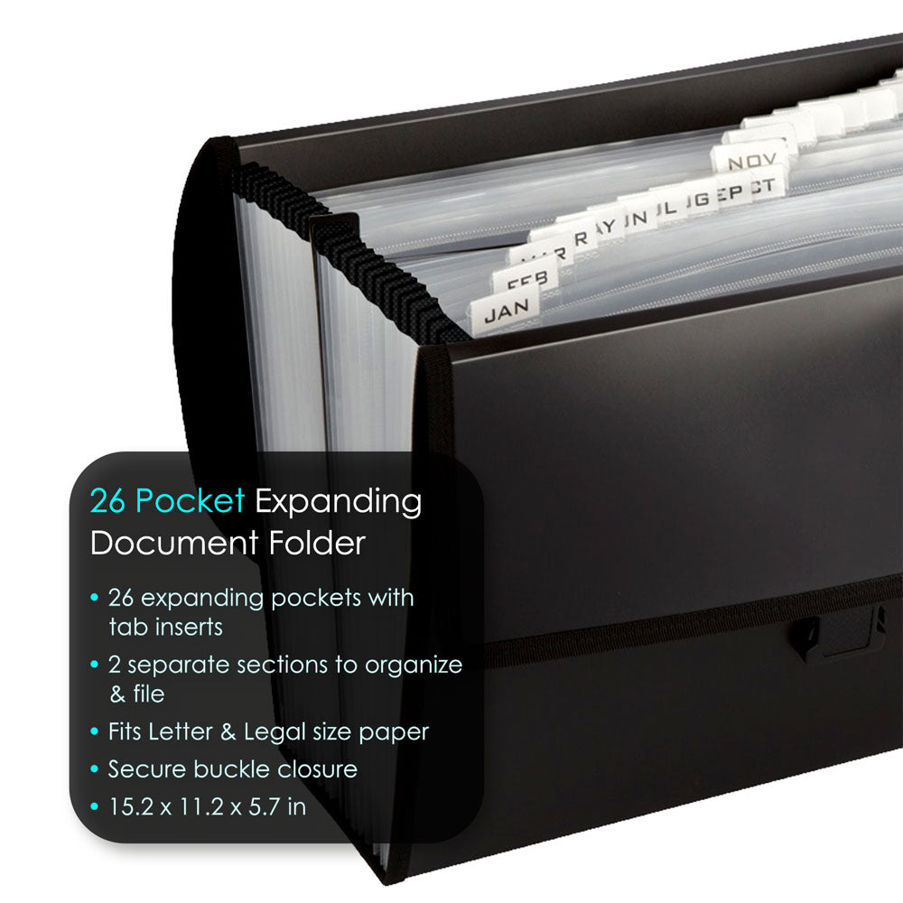iQ 26 Pocket Expanding Document Folder 31326 – iScholar, NY