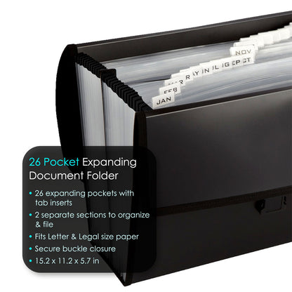 iQ 26 Pocket Expanding Document Folder 31326