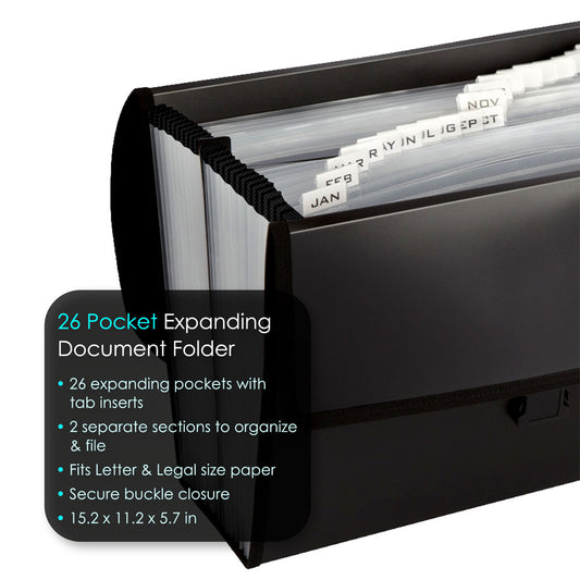 iQ 26 Pocket Expanding Document Folder 31326