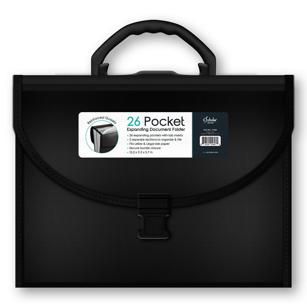 iQ 26 Pocket Expanding Document Folder 31326